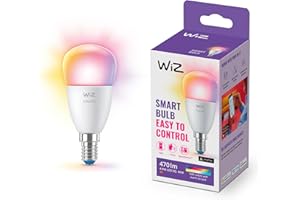 WiZ Ball Lamp - Coloured and White Light - Smart LED Lighting - E14 Fitting - 40W - Matt - Wi-Fi