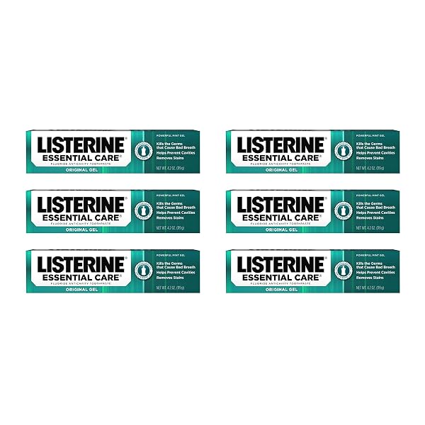 LISTERINE ESSENTIAL CARE TOOTHPASTE, BAD BREATH TREATMENT, CAVITY...