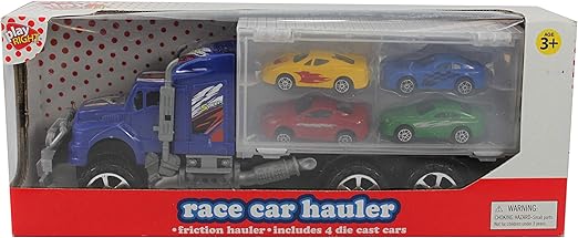 toy semi truck car hauler