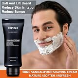 LEPONIX Shaving Soap Kit Men Sandalwood Cedar Sweet Orange 3 Bars & Cream view 3