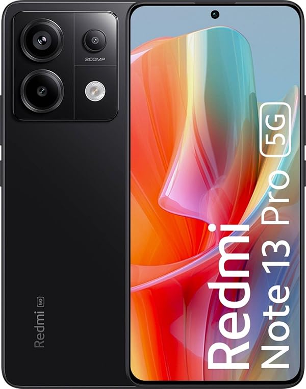 Xiaomi Redmi Note 13 Pro 16,9 cm (6.67") Double SIM 5G USB Type-C 8 Go 256 Go 5100 mAh Noir