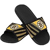 FOCO Men's NHL Team Logo Sport Shower Legacy Slide Flip Flop Sandals