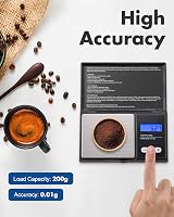 Zacro Digital Kitchen Scale 200g/0.01g Pocket Jewelry Scale with LCD Display view 3