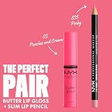 NYX Butter Gloss Peaches and Cream – NYX PROFESSIONAL MAKEUP Lips Gloss view 4