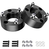 Richeer 3 inch Front Leveling Lift Kit for 2007-2026 Silverado/Sierra 1500 | Leveling Kit for 2007-2026 Silverado/Sierra 1500 2WD 4WD, Forged Front Strut Spacers Raise the Front of your Vehicle by 3"