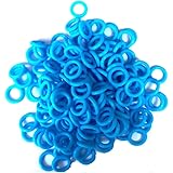 ThreeBulls 120Pcs Rubber O-Ring Switch Dampeners Keycap sky blue For Cherry MX Key Switch Keyboards Dampers
