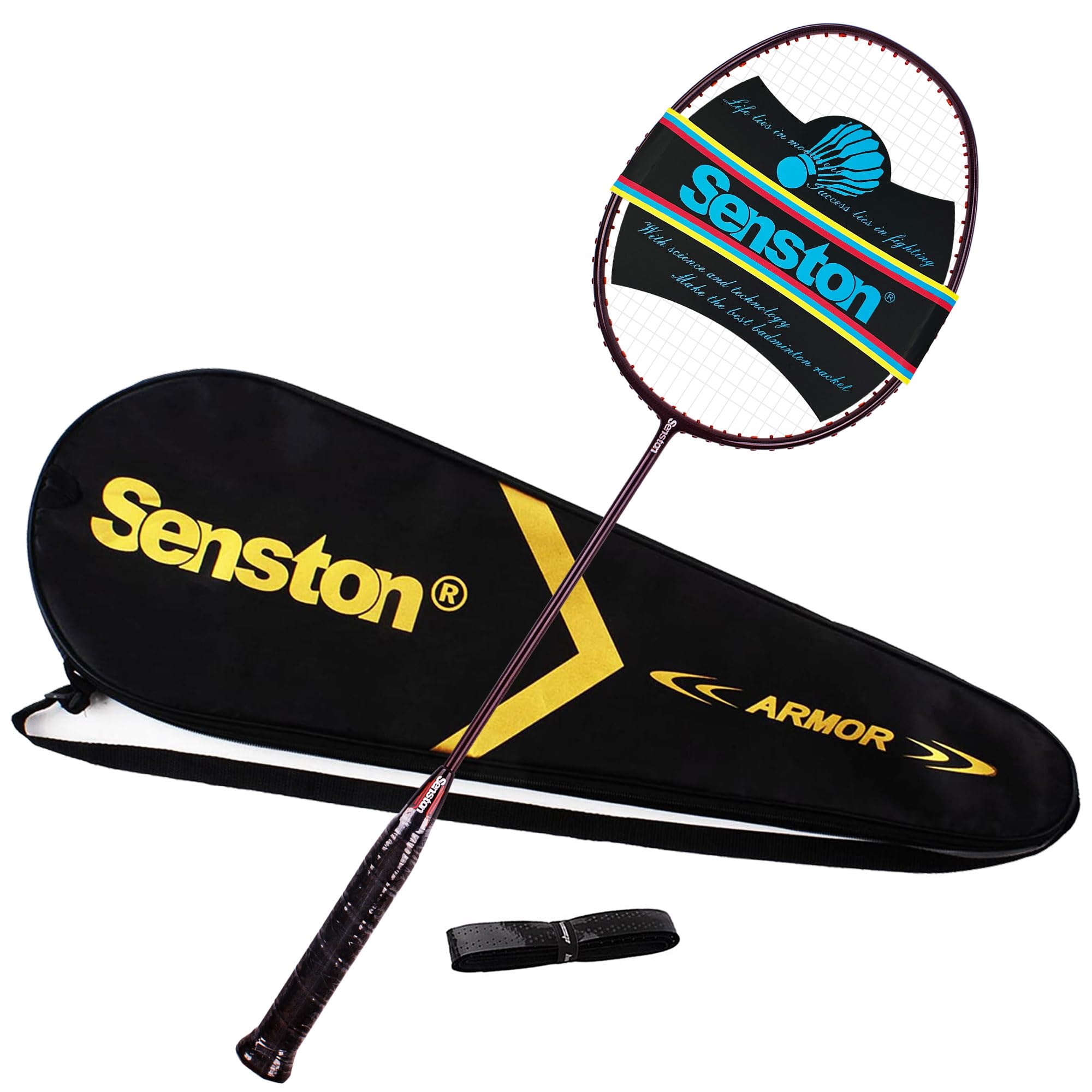 Amazon Badminton Rackets Mua Professional Woven Badminton Racket 100% Full Carbon-Fiber High ...