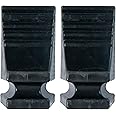 Zackman Scientific AutoSolo Replacement Wheel Chocks for Wheel Alignment Turn Plates (Set of 2) - Durable Materials for Auto Shops, Garages, and Personal Use