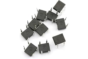 Tegg DB107 Bridge Rectifier 10PCS Electronic Silicon Diodes 1A 1000V 4-Pin Single Phase Diode Rectifier Bridge_AB