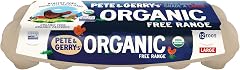 Pete & Gerry's Free Range Organic Large Brown Eggs 12 Ct