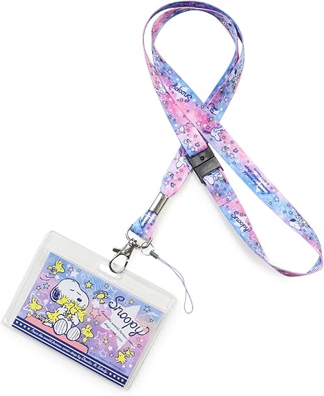 Amazon スヌーピー ネックストラップ カードケース付き スター Sho Bi 生活雑貨 通販