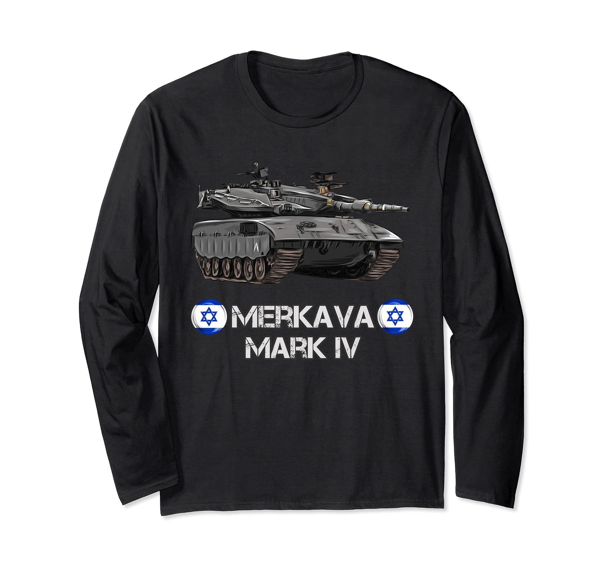Israel Army Merkava Mark 4 Main Battle Tank gift Long Sleeve T-Shirt