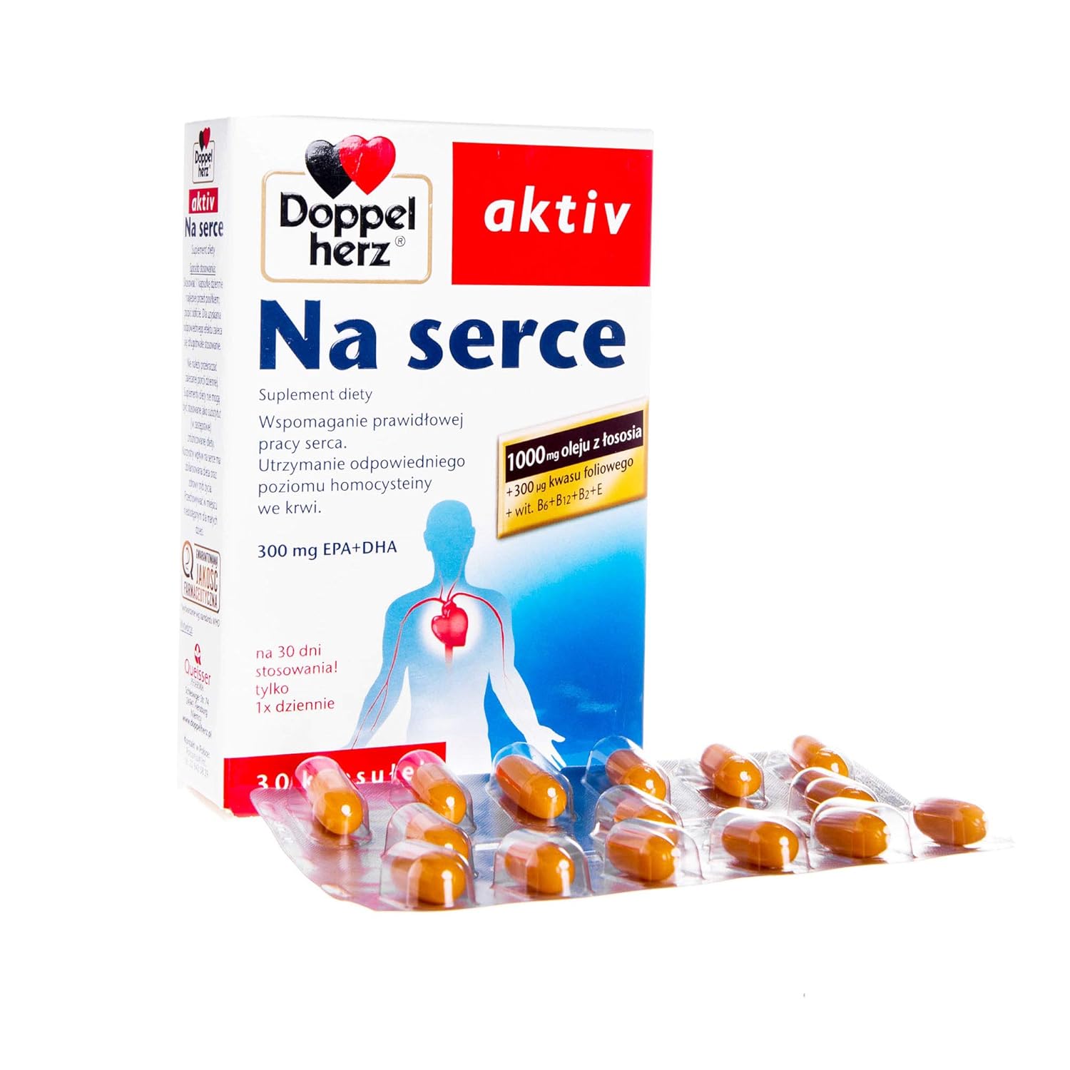 Doppelherz Aktiv for Heart x 30 Capsules