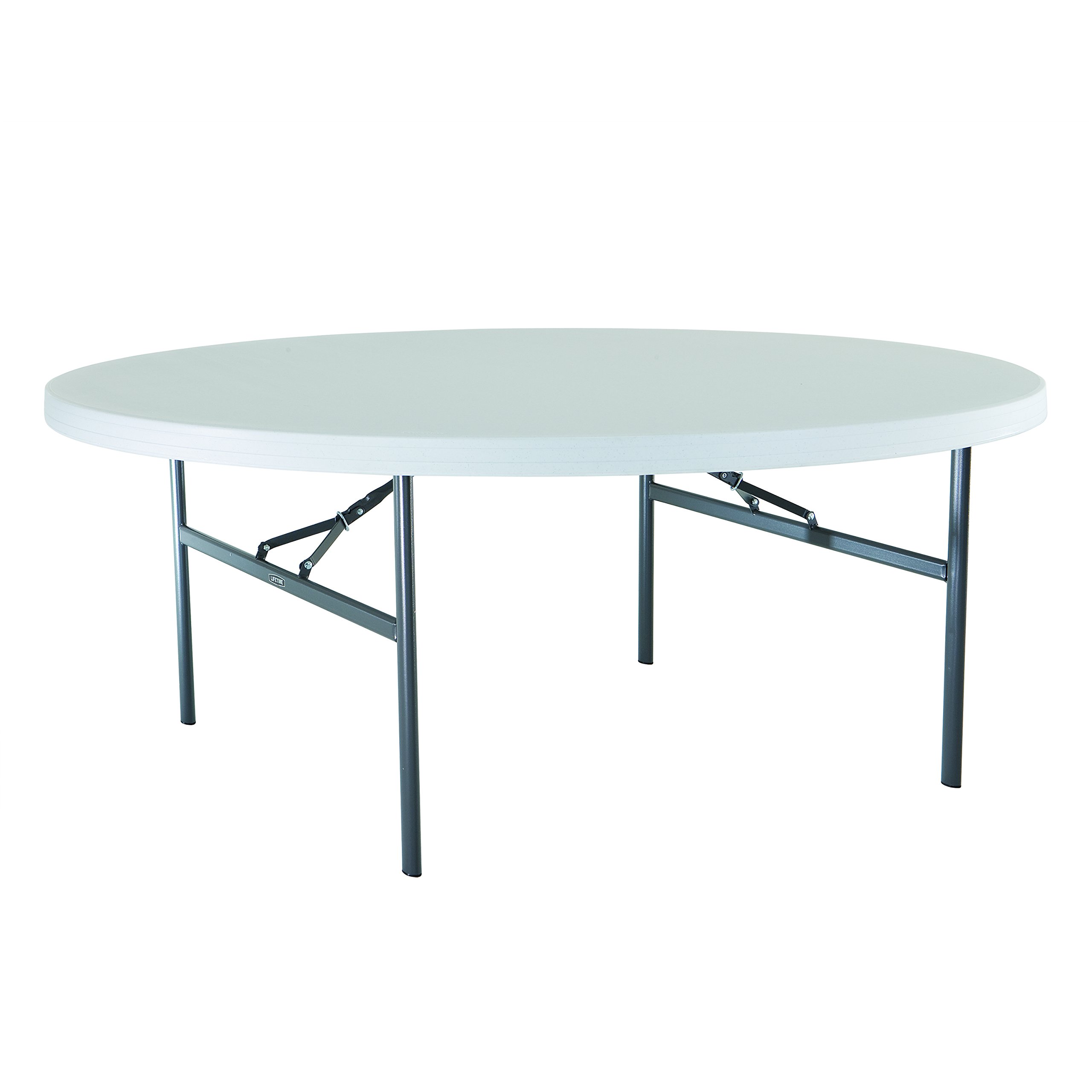 Photo 1 of (SINGLE TABLE) LIFETIME 42673 Commercial Round Folding Table, 6', White