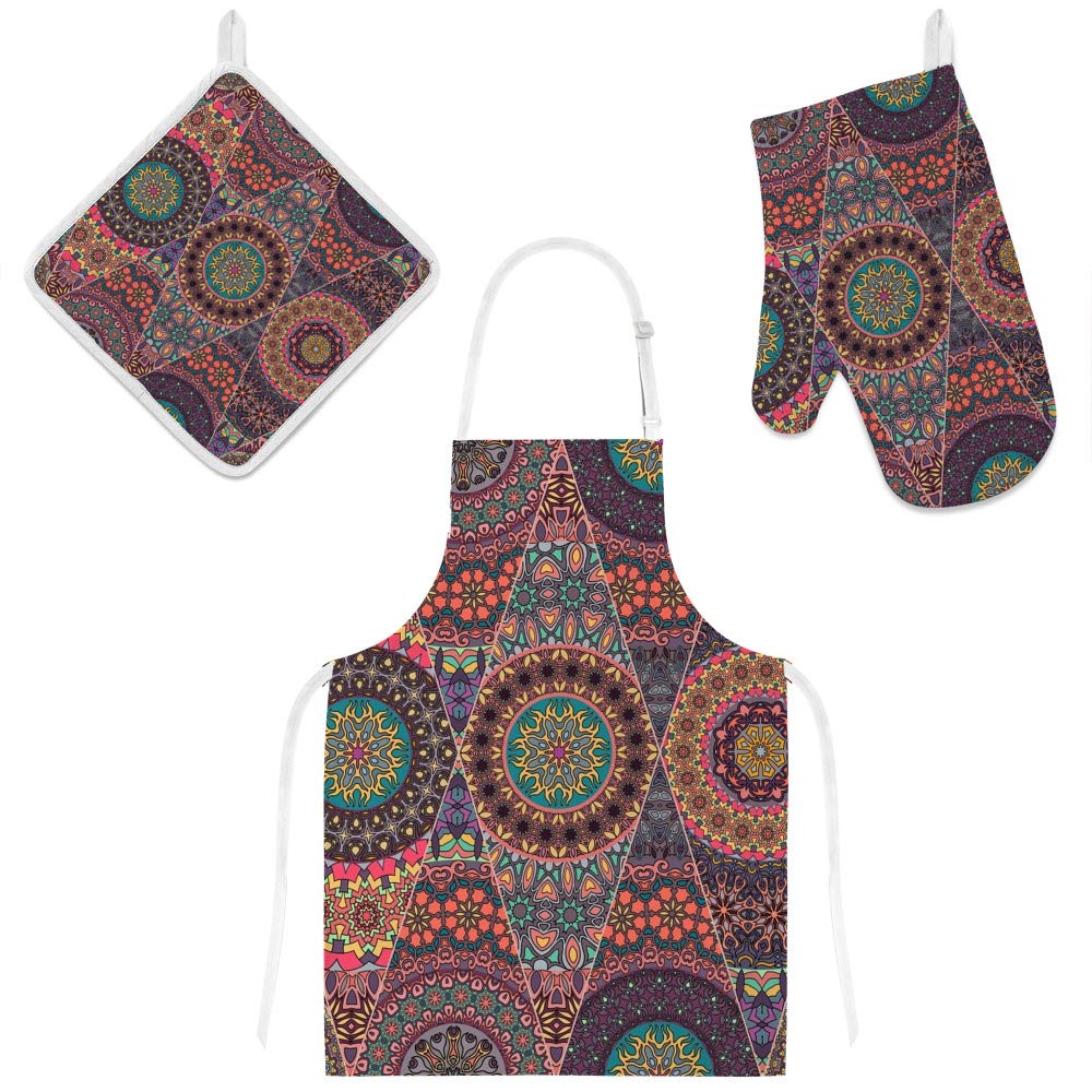 Best Bohemian Oven Mitts