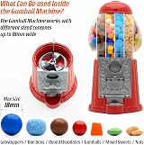 CKB LTD Gumball Machine Retro Red Coin Op Saver 23cm Mini Toy view 6
