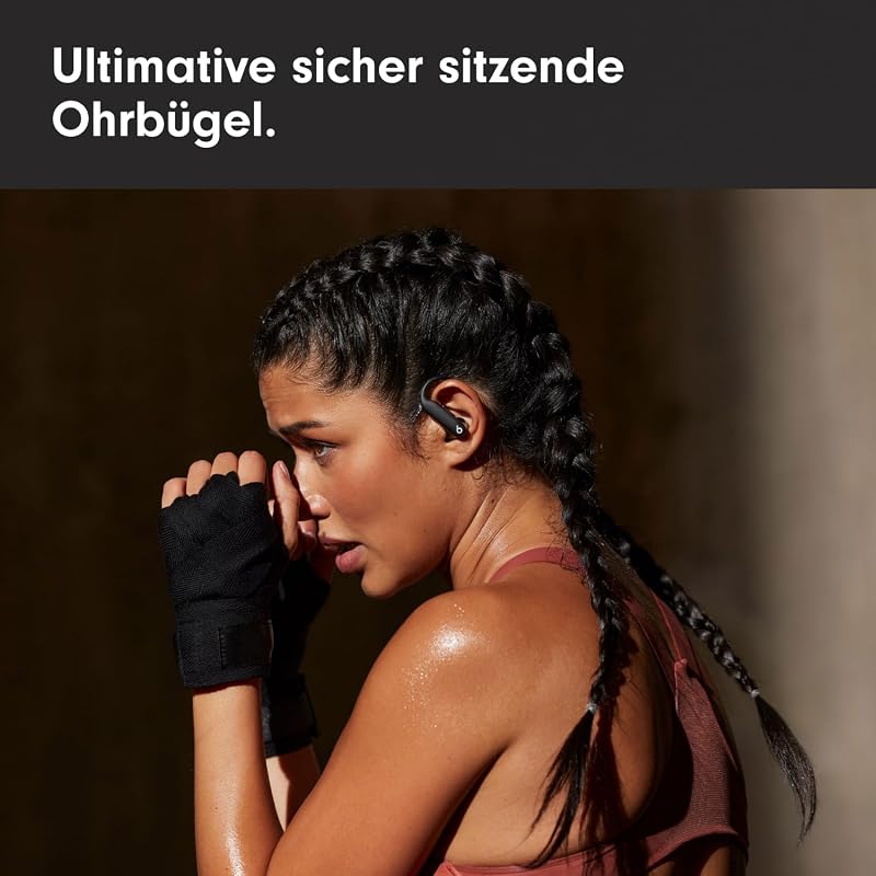Powerbeats Pro 2 Kabellose In-Ear Kopfhörer mit Bluetooth– aktive Geräuschunterdrückung, Herzfrequenzmessung, IPX4, bis zu 45H mit Ladecase, kompatibel mit Apple & Android - Diamantschwarz