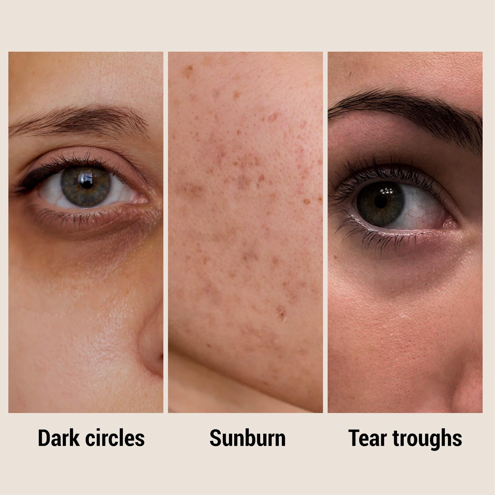 HECI BEAUTY Liquid Concealer Makeup for Blemishes & Dark Circles - Medium to Full Coverage Concealer for Face,07 Tan, 0.22 Fl Oz