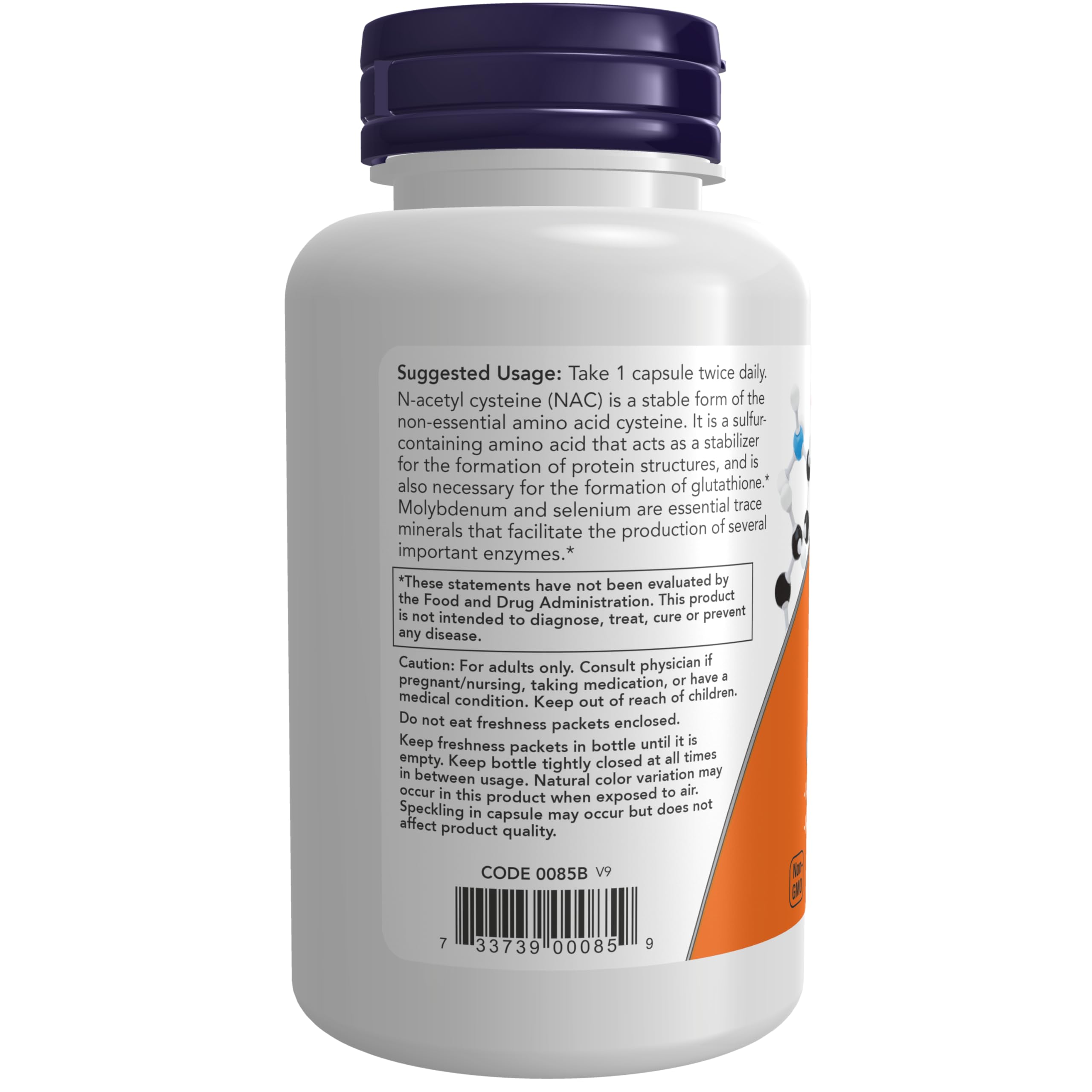 Now Supplements, NAC (N-Acetyl Cysteine) 600 mg & Now Supplements, Omega-3 180 EPA / 120 DHA, Molecularly Distilled, Cardiovascular Support*, 200 Softgels