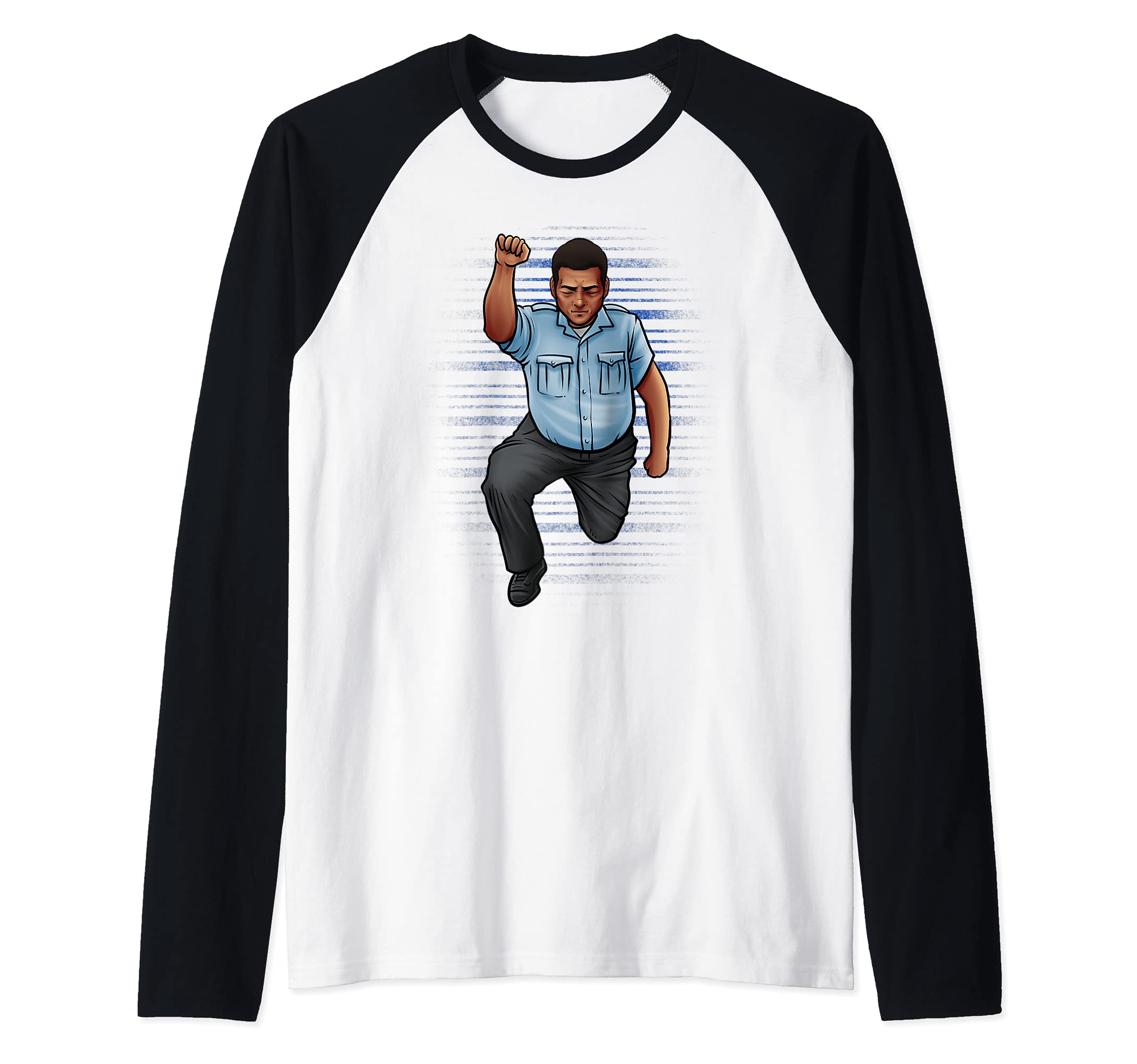 Black Lives Matter Kneel for Equality Protest March Raglan Baseball Tee