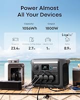 Anker SOLIX C1000 Portable Power Station with 400W Panel 2400W Peak 1056Wh view 4