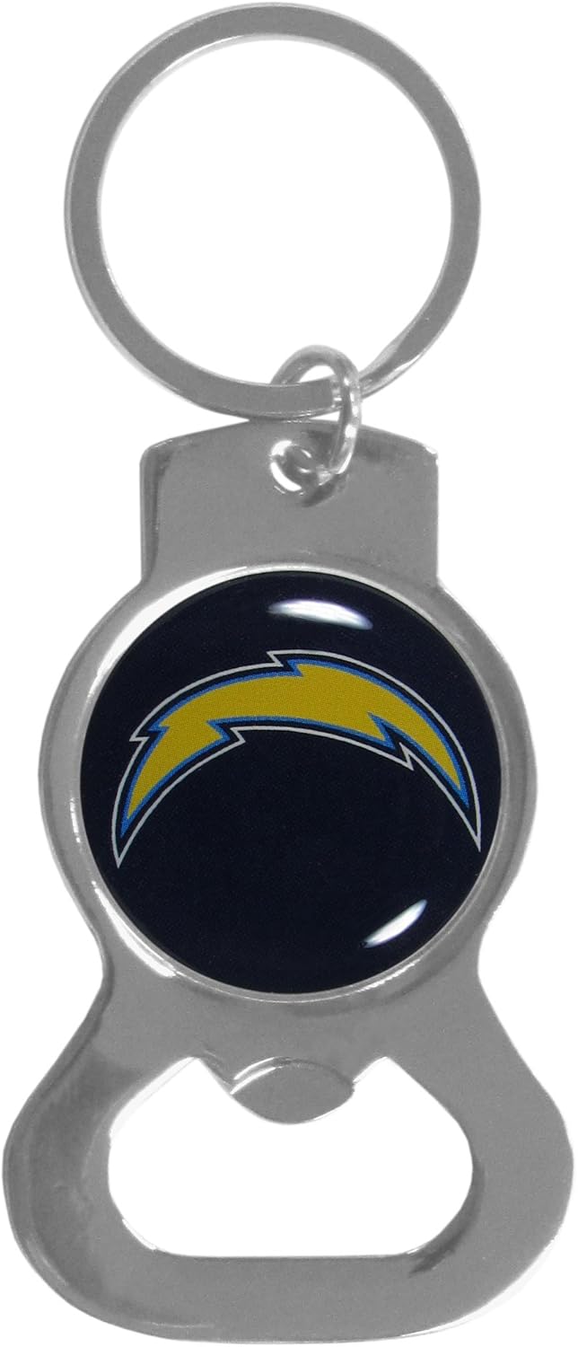 NFL Siskiyou Sports Fan Shop Los Angeles Chargers Bottle Opener Key Chain One Size Team Color : Sports Related Key Chains : Sports & Outdoors