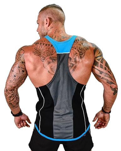 Herren Athletic lässig Tank top,T-Shirt Unterhemden, Ärmellos Weste, Muskelshirt,Fitness Shirt(Weitere Farben), Multicoloured