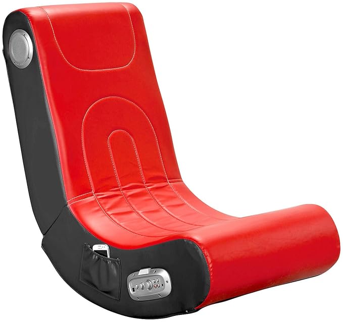 Mod-It Sessel mit Lautsprecher: Soundsessel mit 2.1-System für Gaming und Musik (rot) (Sitz mit Lautsprecher)