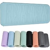 EIOKIT Silicone Heat Resistant Mat Pouch for Hair Styling Tools, 1 Pack, Grey, Silicone, Flat, Dry Hair, 11 x 5.3 inches, 55 grams, 480 degrees Fahrenheit, Includes Silicone Heater Surface