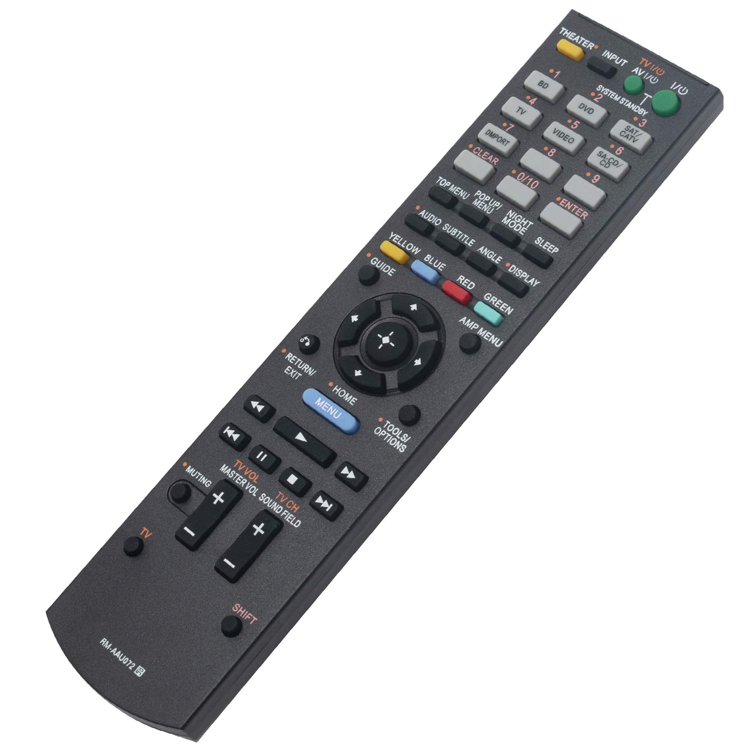 RM-AAU072 VINABTY Replace Remote Control Fit for Sony HT-SF470 HT-AS5 AV System Receiver HT-CT150 STR-DH830