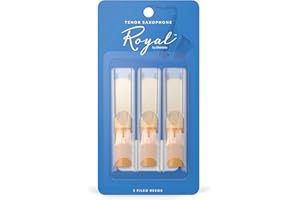 ROYAL BY D'ADDARIO D'Addario Royal Tenor Saxophone Reeds, Strength 3, Pack of 3