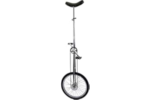 Fun 20 Inch Wheel Super-Tall Chrome Unicycle