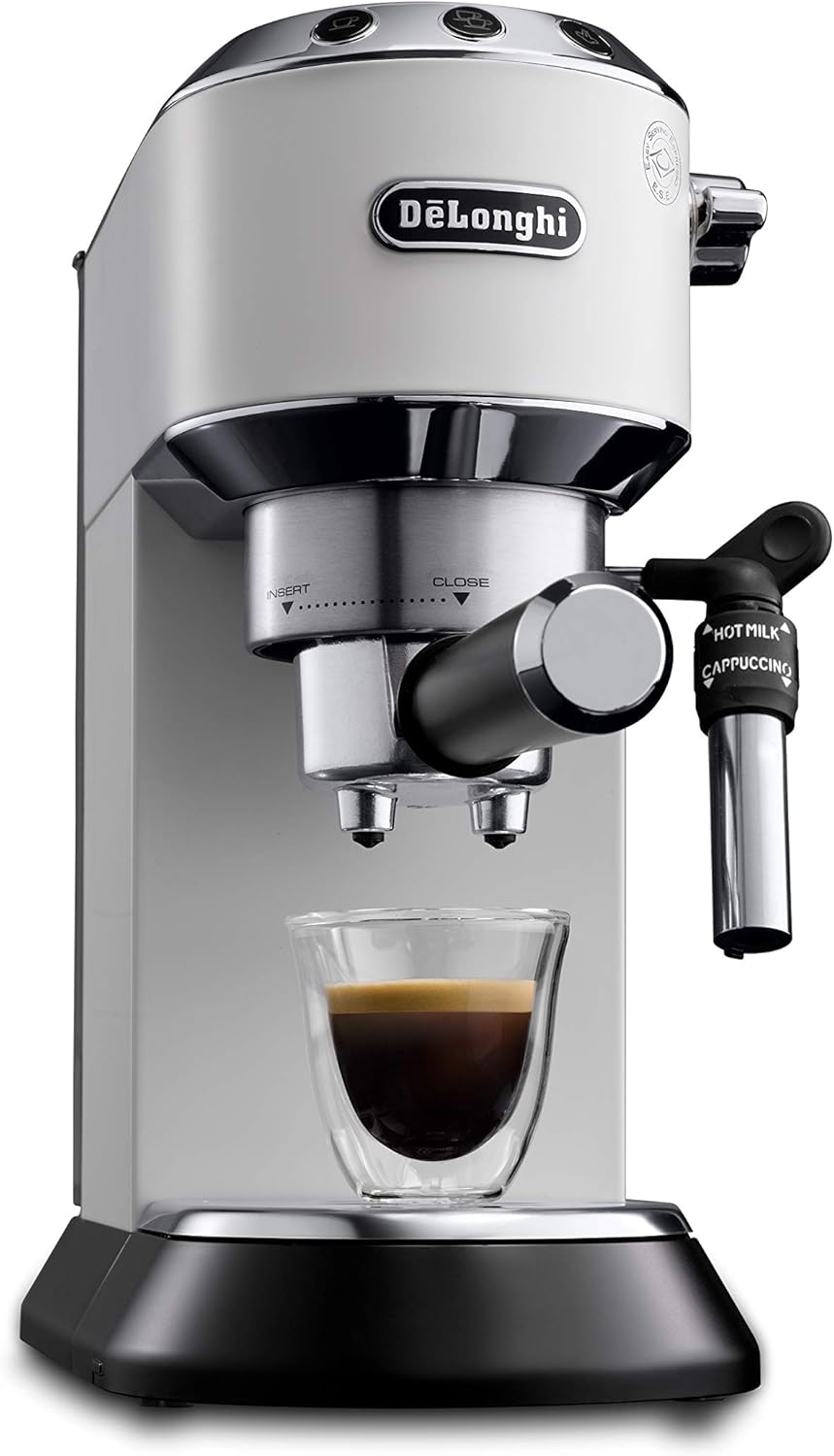 Amazon.de De'Longhi Dedica Style EC 685.W Espresso Siebträgermaschine