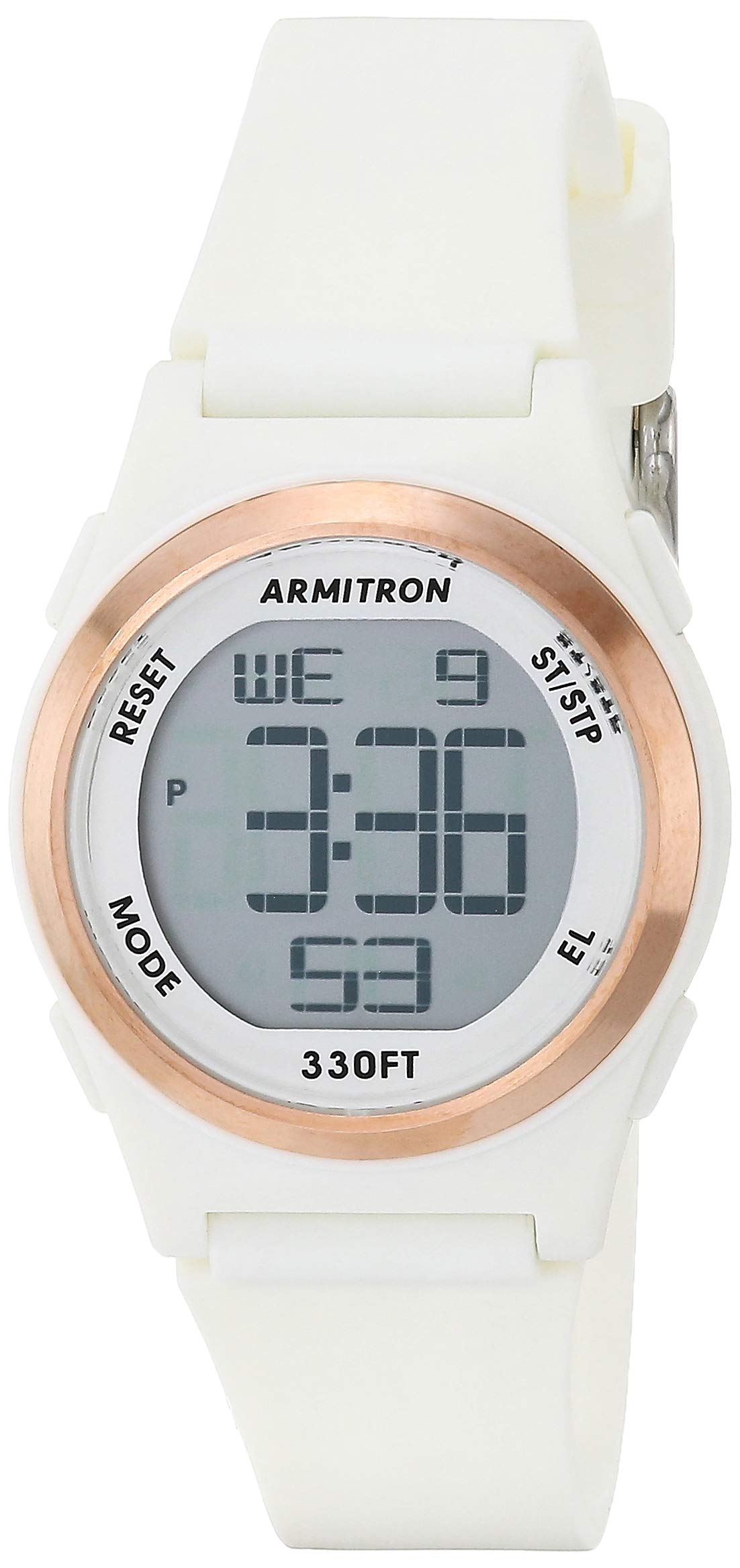 Armitron Sport Women's Digital Chronograph Resin Strap Watch, 45/7102