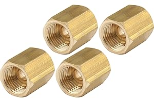 Allstar Performance ALL50132 5/16" Inverted Flare Union Brass Brake Line Adapter Fitting, (Pack of 4)