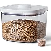 LivLab 10 Lbs Storage Container Bin Rice Dispenser with Measuring Cup Food Cereal Container Bins Household for Kitchen Pantry Organization