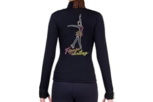 NY2 SPORTSWEAR Figure Skating Polartec Polar Fleece Jacket with Spangles JS104 - Child Sizes