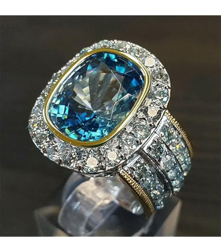 アクセサリー GDC Diamond Memory Ring (Zirconia / Gold 14K Gold Plated Ring Cubic Zirconia Fashion Ring Fake