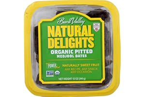 NATURAL DELIGHTS BARD VALLEY Organic Pitted Fresh Medjool Dates, 12 OZ