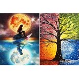 Kit De Peinture Diamant 5D Coucher De Soleil & Phare - Tableau Strass à Faire Soi-Même 30x40 Cm, Déco Murale Relaxante - 2