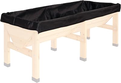 VegTrug Replacement Liner Medium Black
