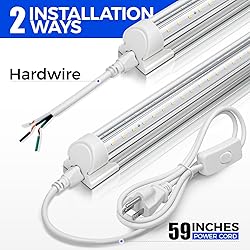 Barrina LED Shop Lights, 40W 5500LM 5000K, 4FT