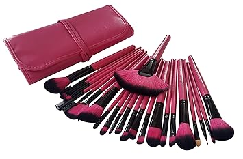 Dream Maker 24 Piece Makeup Brush Set (Pink)