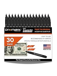 Dri Mark 30 Pack Counterfeit Bill Detector Marker