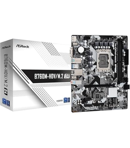 Amazon.com: ASRock H610M-HVS/M.2 Motherboard (LGA 1700/2xDDR4/HDMI