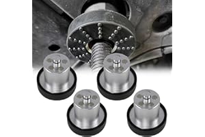 RULLINE Magnetic Jack Pad Lift Point Adapter Kit Compatible with Rivian R1T & R1S -4 Pack with Storage Zippered Case