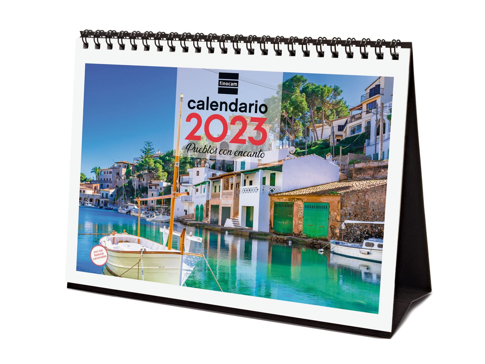 Finocam - Calendar 2023 Desktop Images to Write January - December (12 months) Villages with Spanish charm, 780324223, Sobremesa