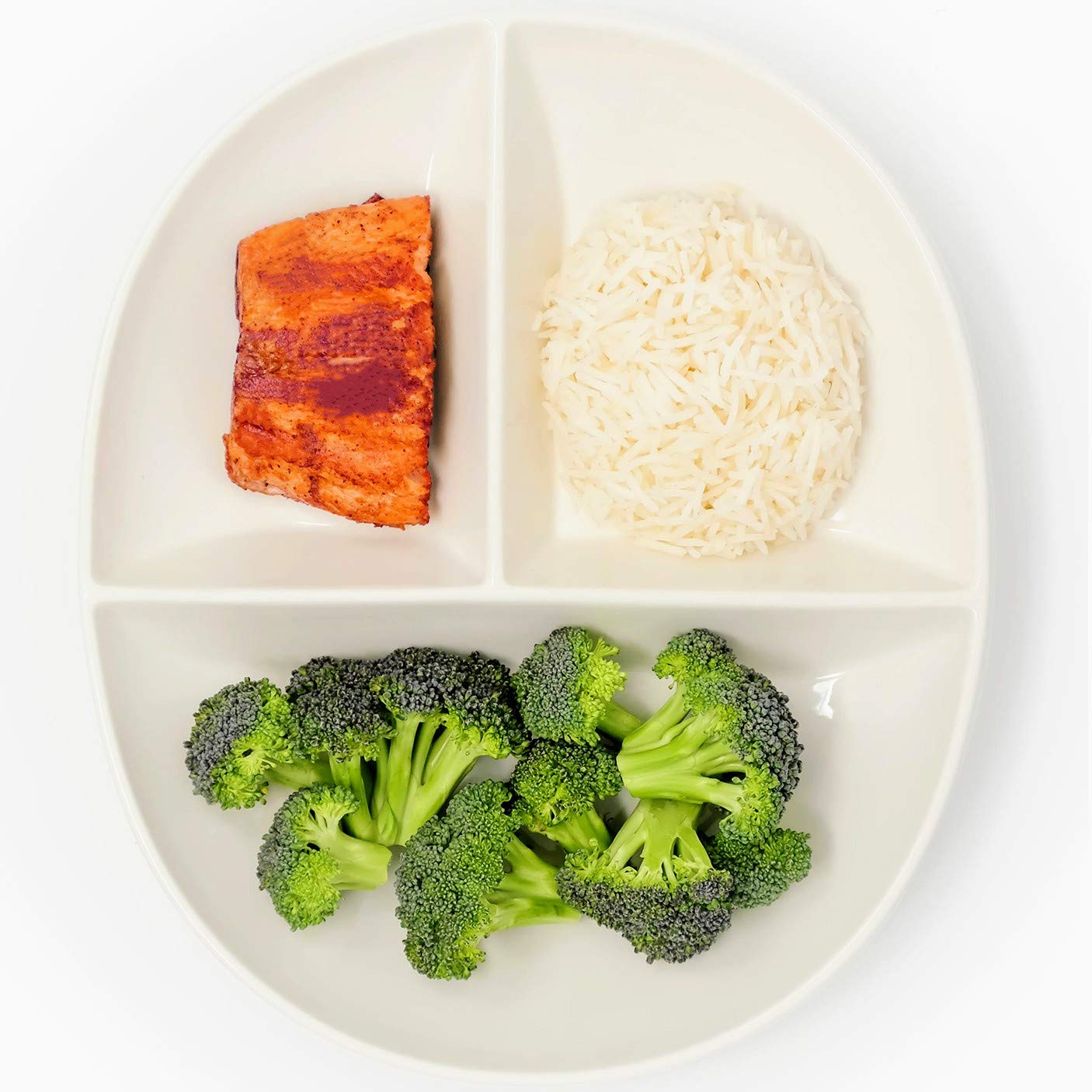 Mua Portion Control Plate for Healthy Eating & Weight Loss Divided