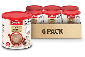 CARNATION Simply 5 Hot Chocolate, 6 Cans, 2.4 kg