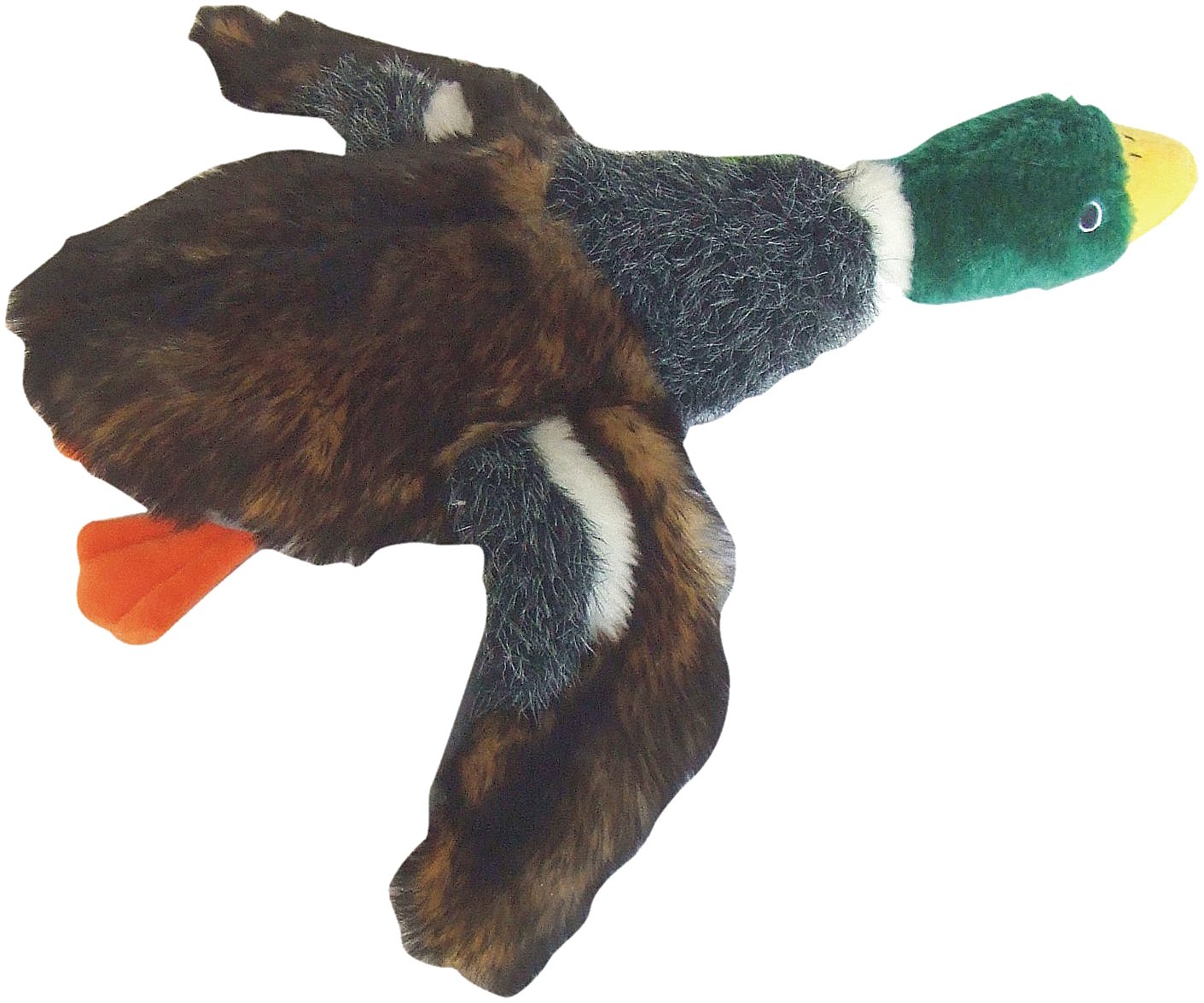 Photo 1 of Patchwork Pet Mallard Duck 17-Inch Squeak Toy for Dogs